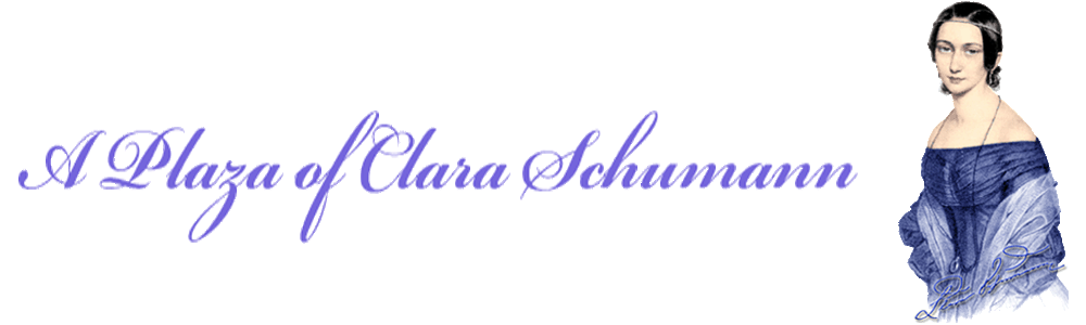 NEV[}̃z[y[W-A Plaza of Clara Schumann